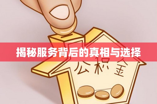汝南揭秘服务背后的真相与选择