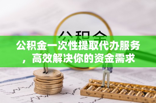 汝南公积金一次性提取代办服务，高效解决你的资金需求