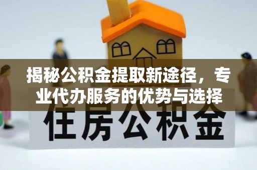 汝南揭秘公积金提取新途径，专业代办服务的优势与选择