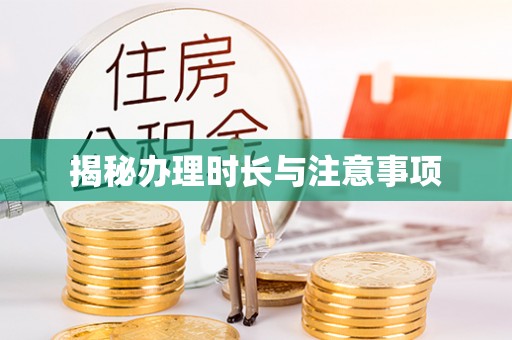 汝南揭秘办理时长与注意事项