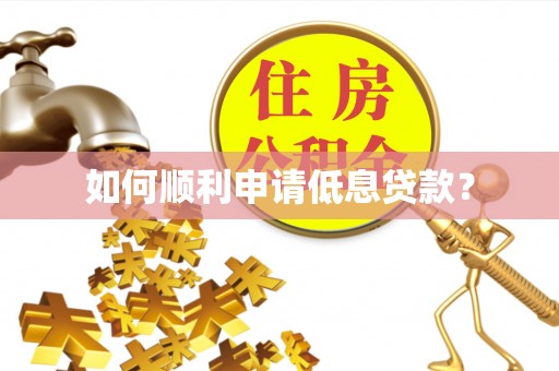 汝南如何顺利申请低息贷款？