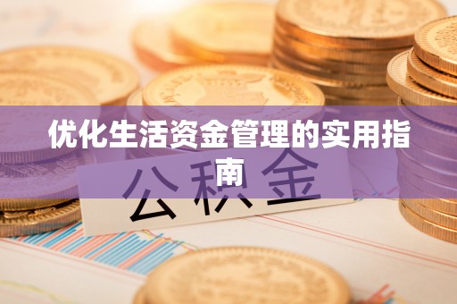 汝南优化生活资金管理的实用指南