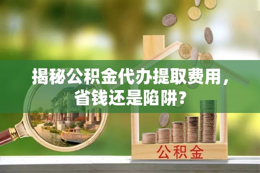 汝南揭秘公积金代办提取费用，省钱还是陷阱？