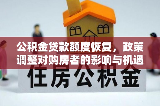 汝南公积金贷款额度恢复，政策调整对购房者的影响与机遇