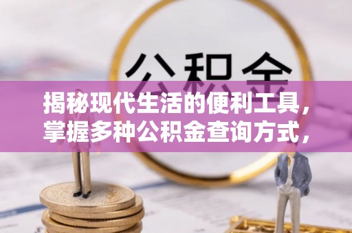 汝南揭秘现代生活的便利工具，掌握多种公积金查询方式，让财富管理更轻松