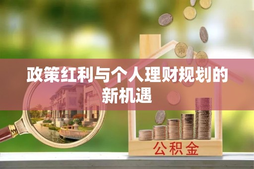 汝南政策红利与个人理财规划的新机遇