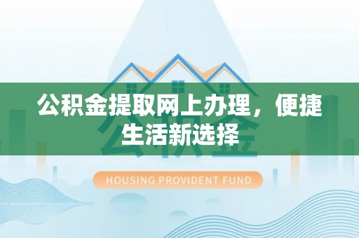汝南公积金提取网上办理，便捷生活新选择