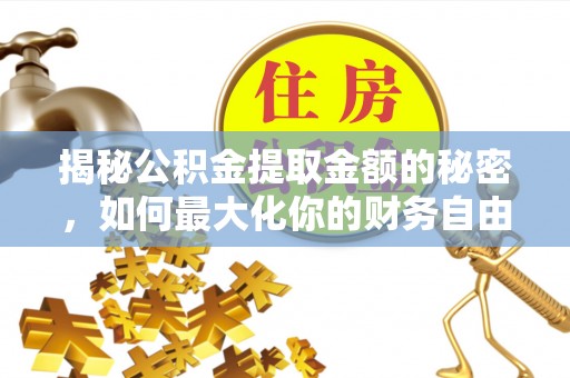 汝南揭秘公积金提取金额的秘密，如何最大化你的财务自由