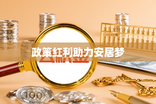 汝南政策红利助力安居梦