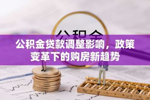汝南公积金贷款调整影响，政策变革下的购房新趋势