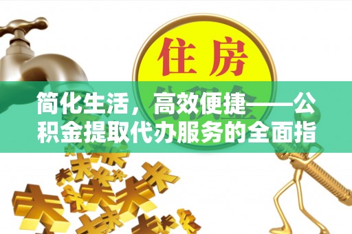 汝南简化生活，高效便捷——公积金提取代办服务的全面指南