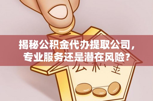 汝南揭秘公积金代办提取公司，专业服务还是潜在风险？